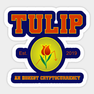 Tulip Cryptocurrency Sticker